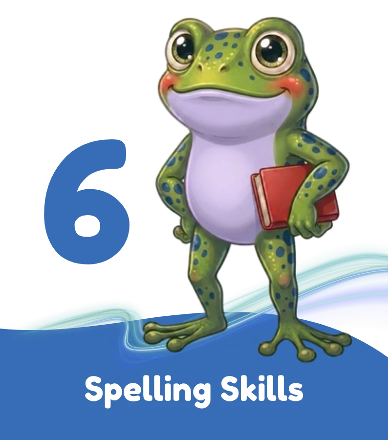 Spelling frog — tool 6
